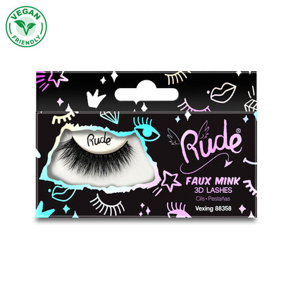 RUDE Essential Faux Mink 3D Lashes