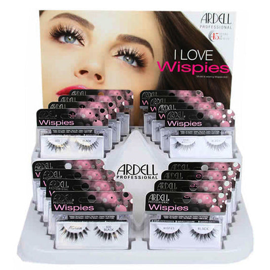 ARDELL Cluster Wispies Natural 16pc Display Set