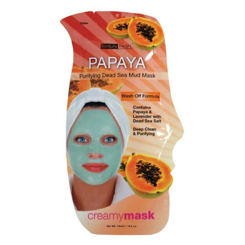 BEAUTY TREATS Mascarilla Purificante de Barro del Mar Muerto Papaya - Papaya