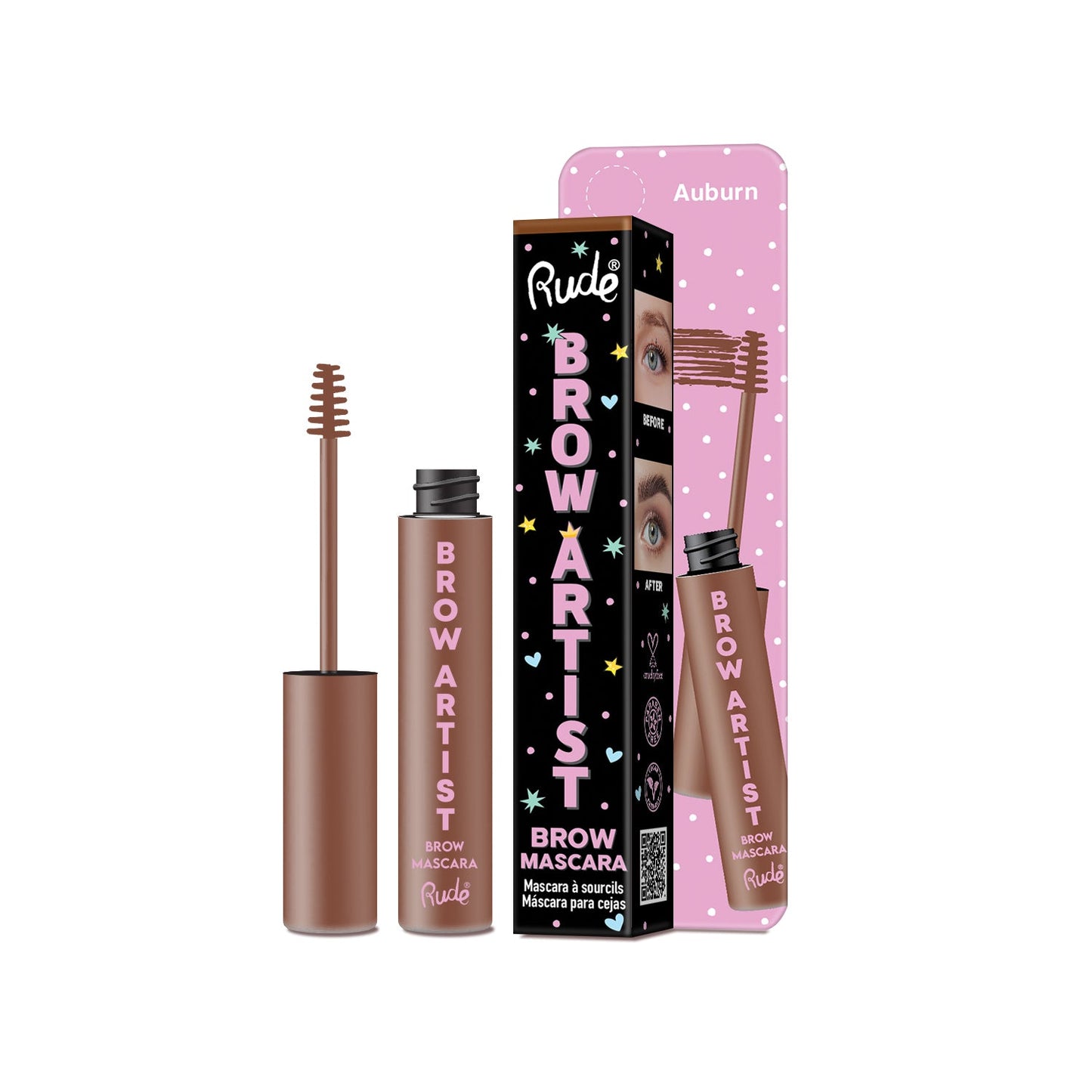 RUDE Ultimate Brow Artist Brow Mascara