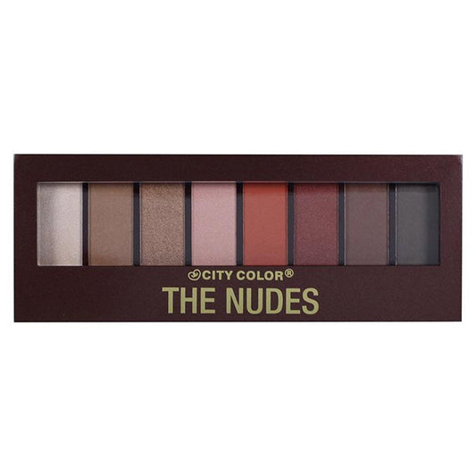 CITY COLOR Paleta de sombras de ojos The Nudes