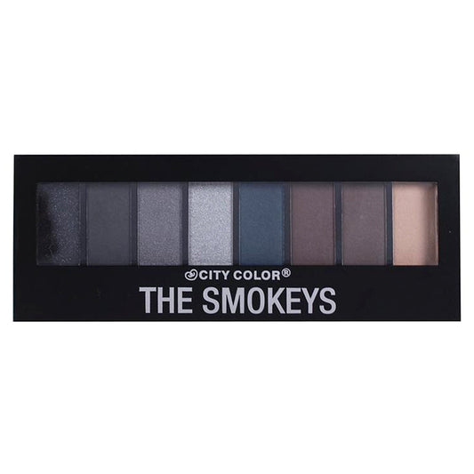 CITY COLOR Paleta de sombras de ojos The Smokeys