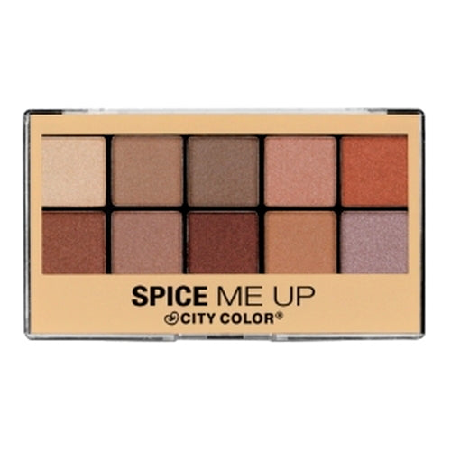 Paleta CITY COLOR Spice Me Up - 10 tonos