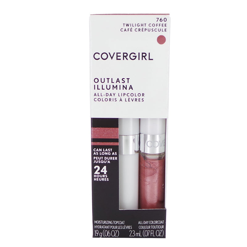 Color de labios para todo el día COVERGIRL Outlast - Twilight Coffee 760