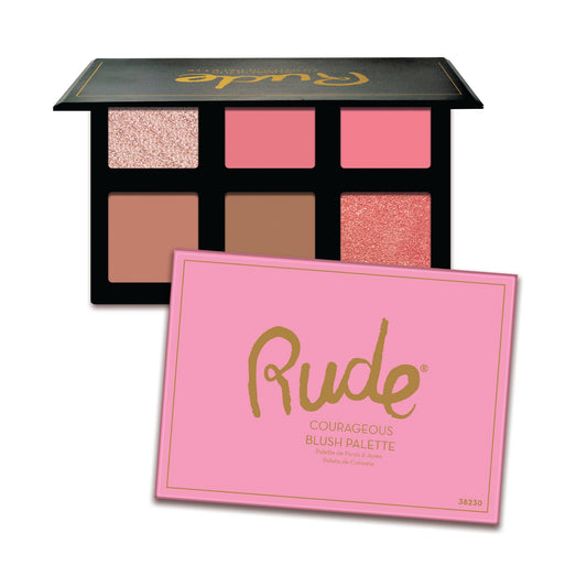 RUDE Courageous Blush Palette