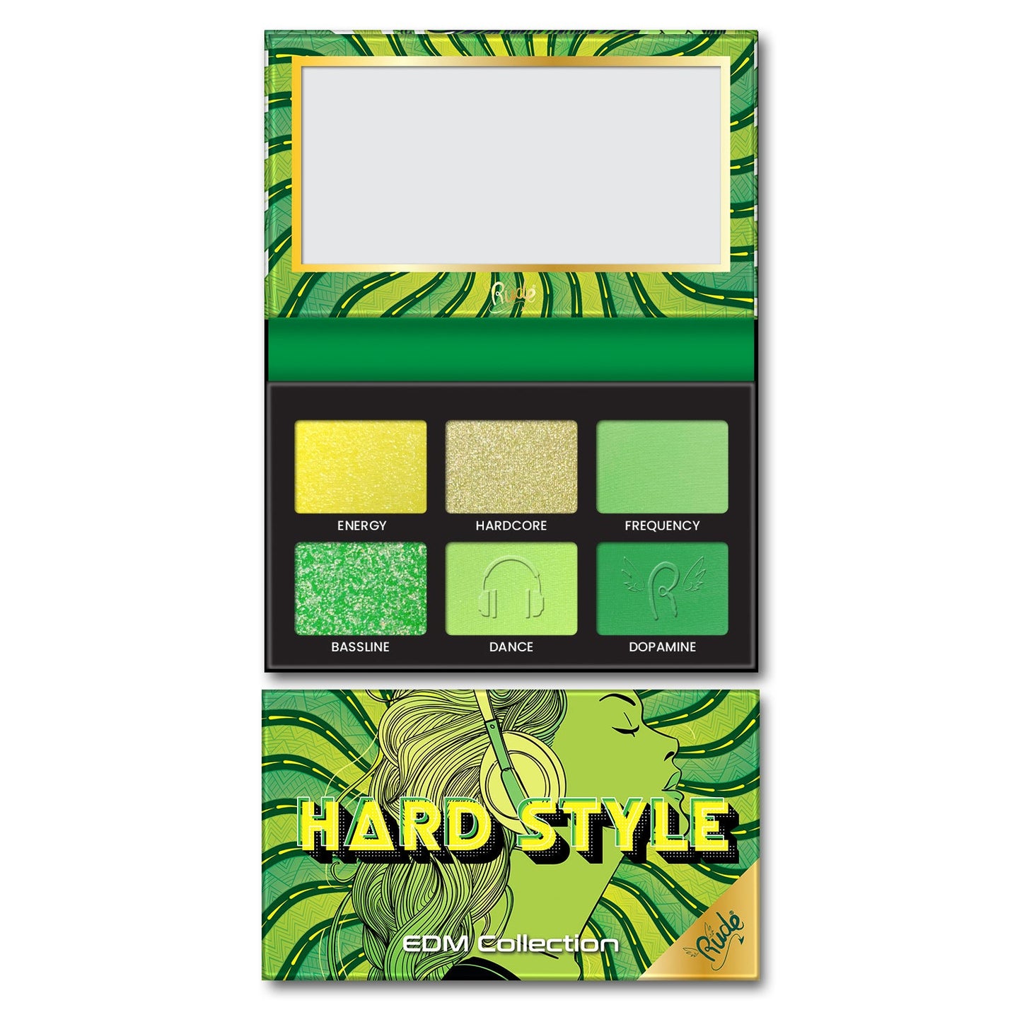 RUDE EDM Collection Eyeshadow Palette