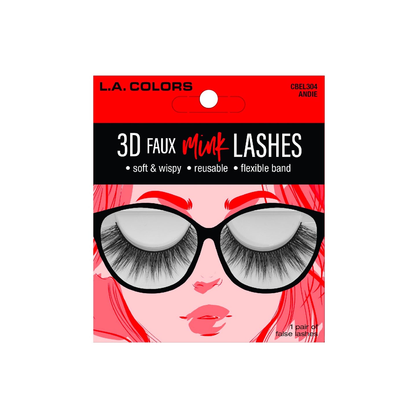 L.A. COLORS 3D Faux Mink Lashes