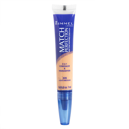 RIMMEL LONDON Corrector adaptable al tono de piel Match Perfection - Claro / Medio (DC)