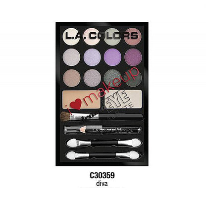 LA COLORS I Heart Makeup Paleta de ojos Drama