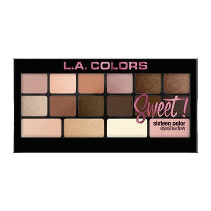 ¡Colores de Los Ángeles dulces! Paleta de sombras de ojos de 16 colores