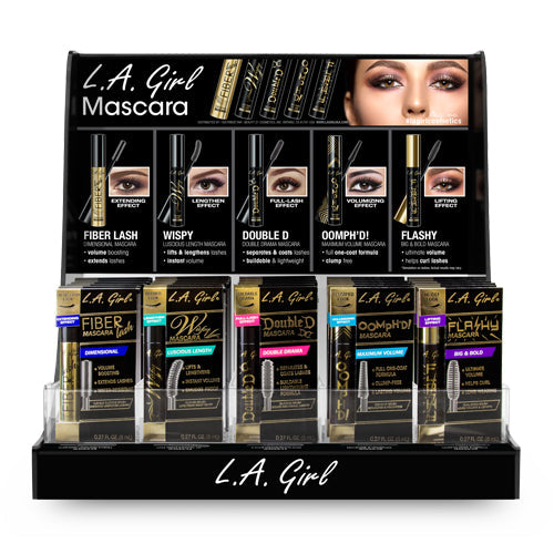 L.A. GIRL Mascara Display Set, 75 Pieces