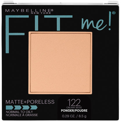 MAYBELLINE Fit Me Matte + Polvos sin poros