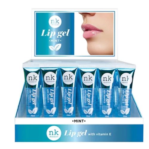 NICKA K Lip Gel Mint Estuche expositor, 48 piezas