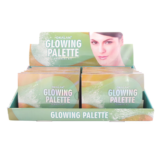 OKALAN Glowing Palette Shimmers Kit B Display Set, 12 piezas