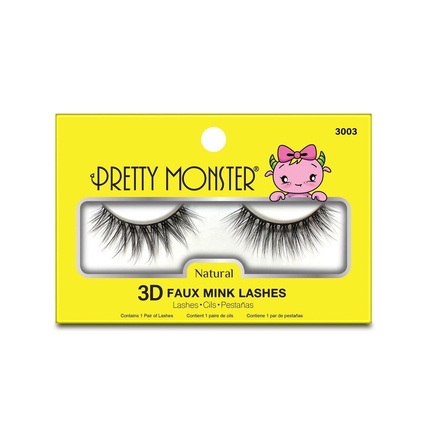 Pretty Monster Natural 3D Faux Mink Lashes