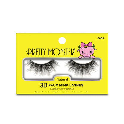 Pretty Monster Natural 3D Faux Mink Lashes