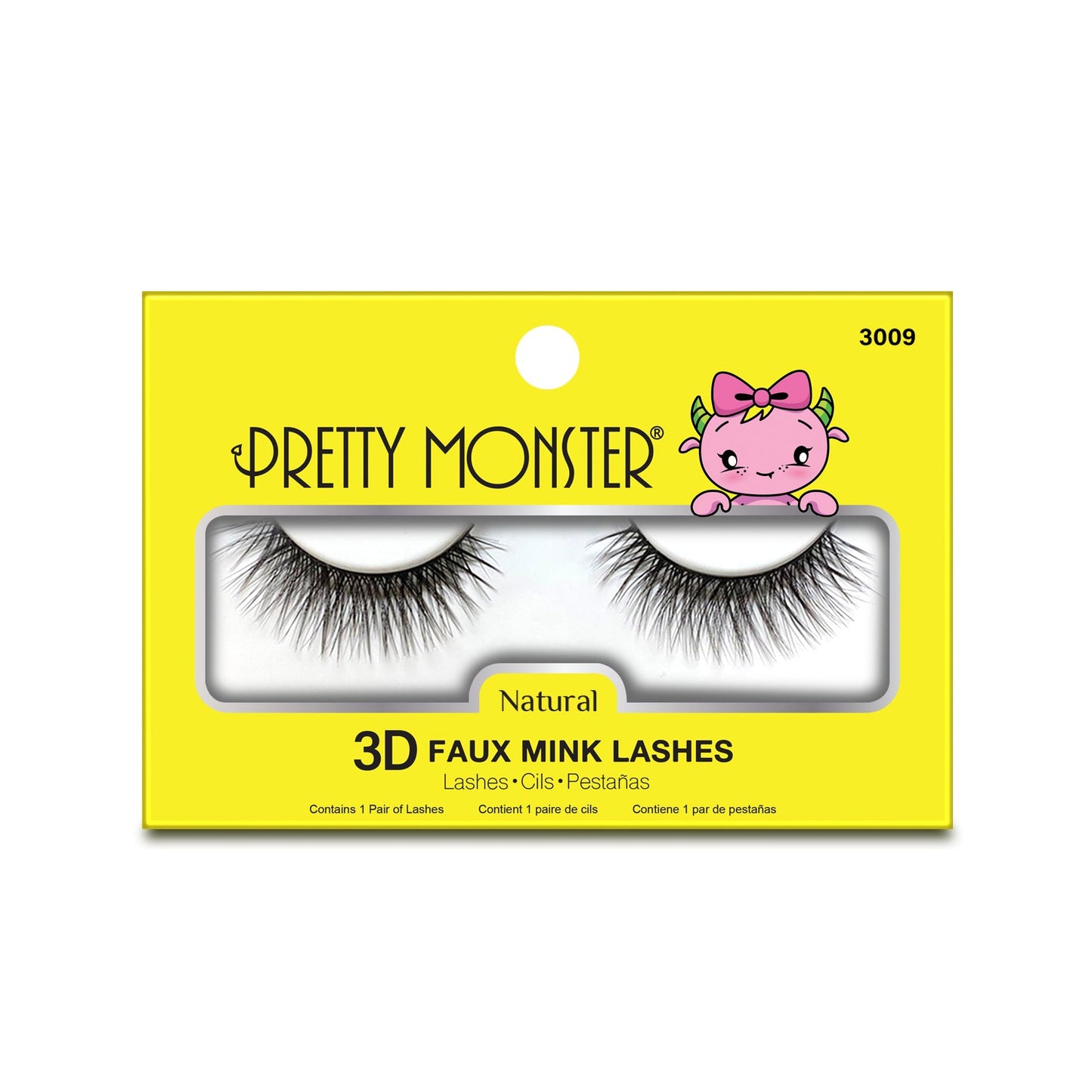 Pretty Monster Natural 3D Faux Mink Lashes