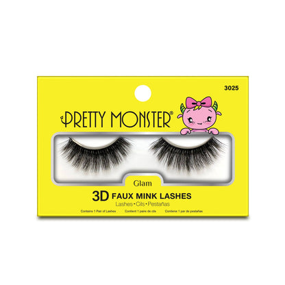 Pretty Monster Glam 3D Faux Mink Lashes