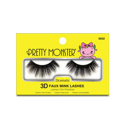 Pretty Monster Dramatic 3D Faux Mink Lashes