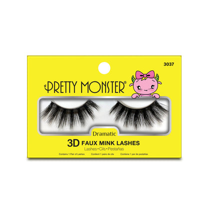 Pretty Monster Dramatic 3D Faux Mink Lashes