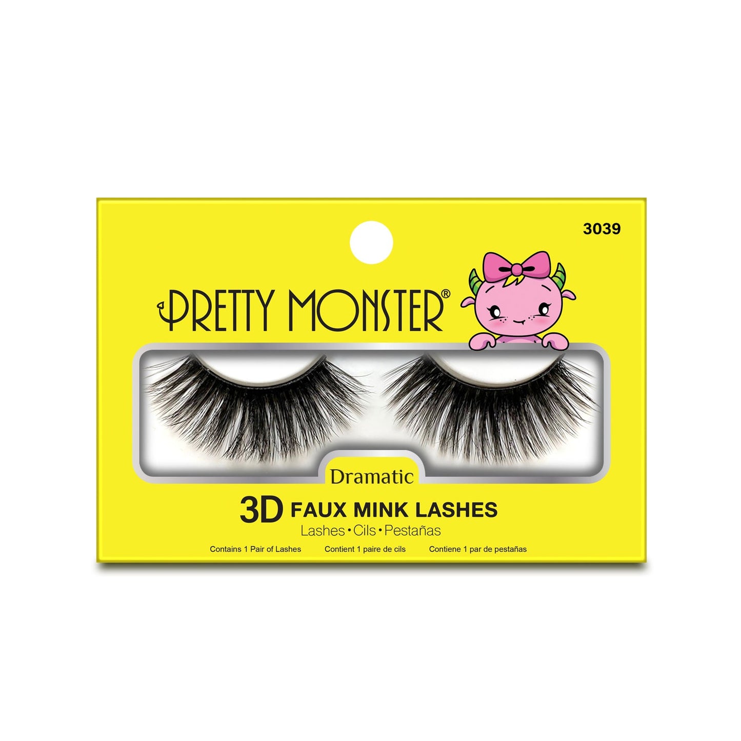 Pretty Monster Dramatic 3D Faux Mink Lashes