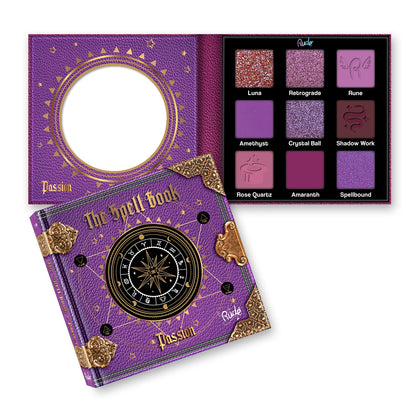 RUDE The Spell Book Paleta de sombras de ojos suaves y difuminables