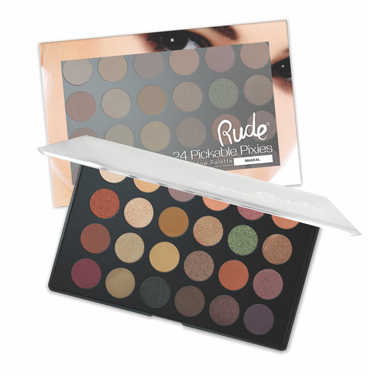 RUDE Peekaboo Pixies 24 Paleta de sombras de ojos