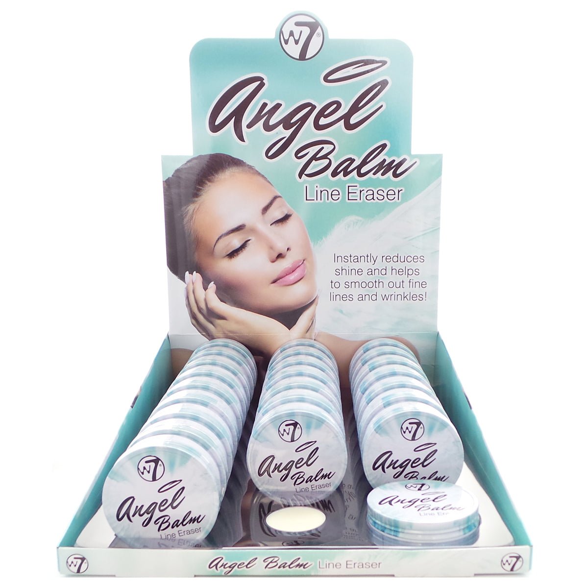 W7 Angel Balm Line Eraser Display Set, 24 piezas más probador de pantalla