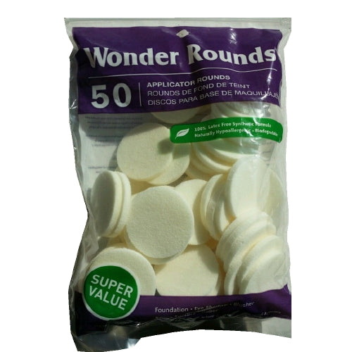 Wonder Wedge 50 cuñas cosméticas grandes - Blanco grande