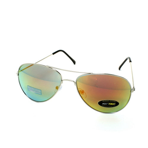 Gafas de sol estilo aviador con espejo de color AIR FORCE