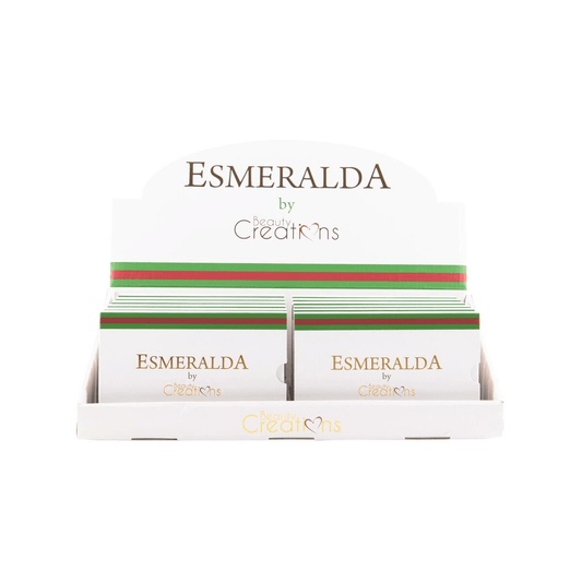 BEAUTY CREACIONES Esmeralda Paleta de Sombras de Ojos Display Set, 12 Piezas