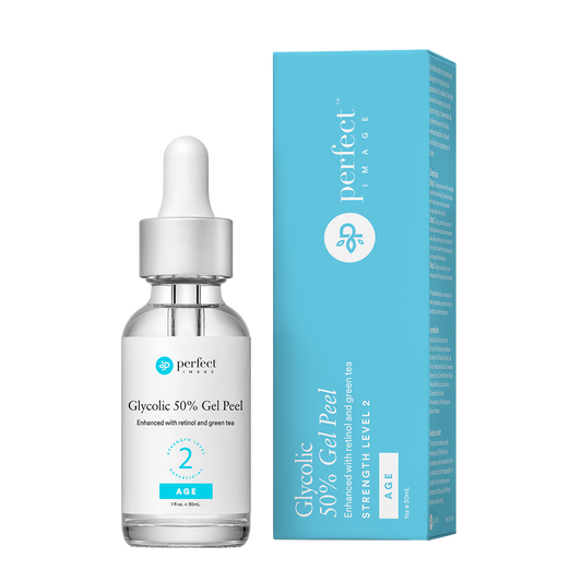 Glycolic 50% Gel Peel - Level 2 Enhanced with retinol and green tea- pH 1.7-2.0