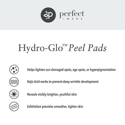 Hydro-Glo Peel Pads - Level 2 40% Enhanced with papaya, pineapple, licorice, and bearberry - pH 2.5-3.0